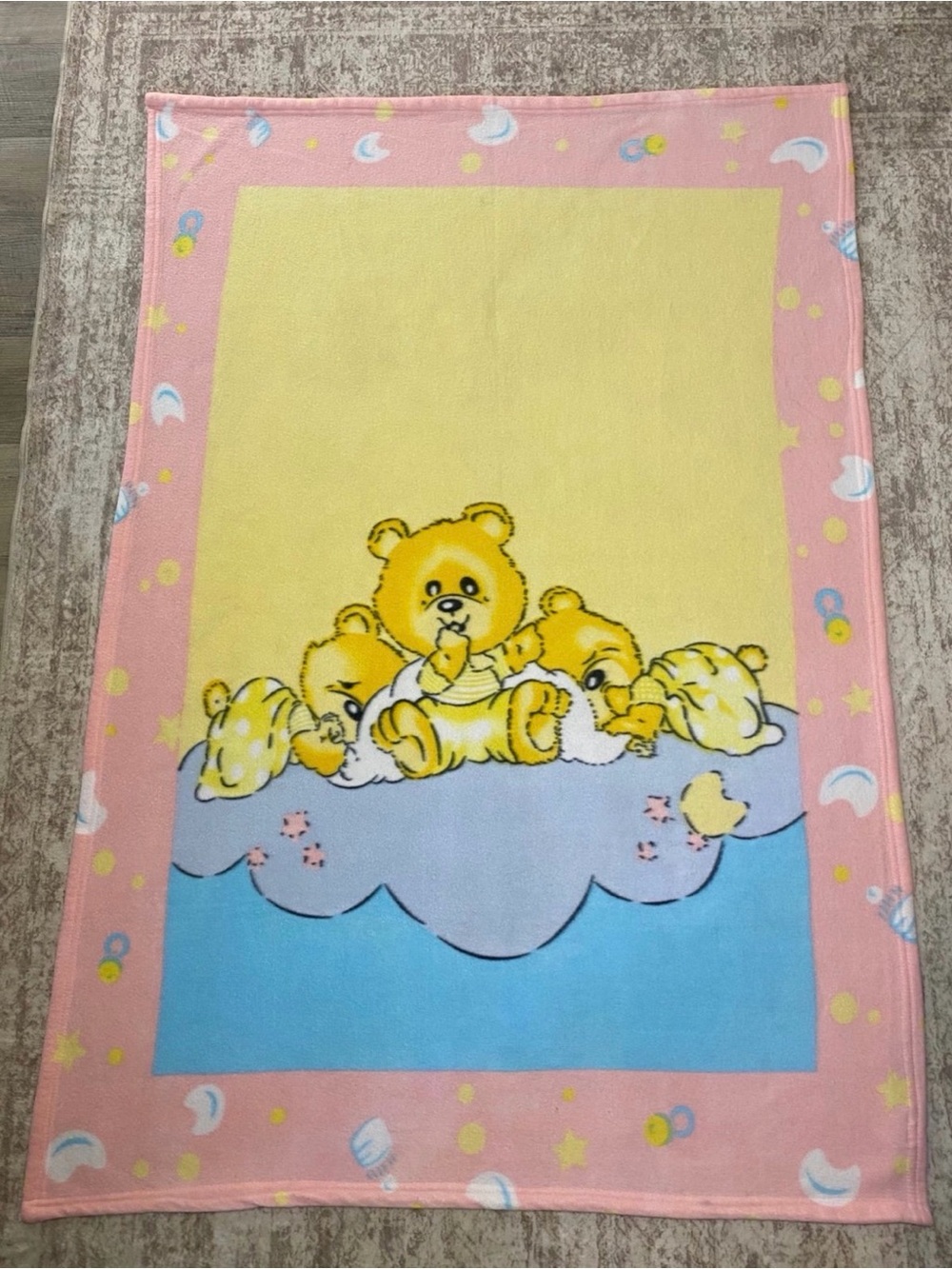 Northpoint Baby Bears Polar Fleece Blanket 55” x 38”